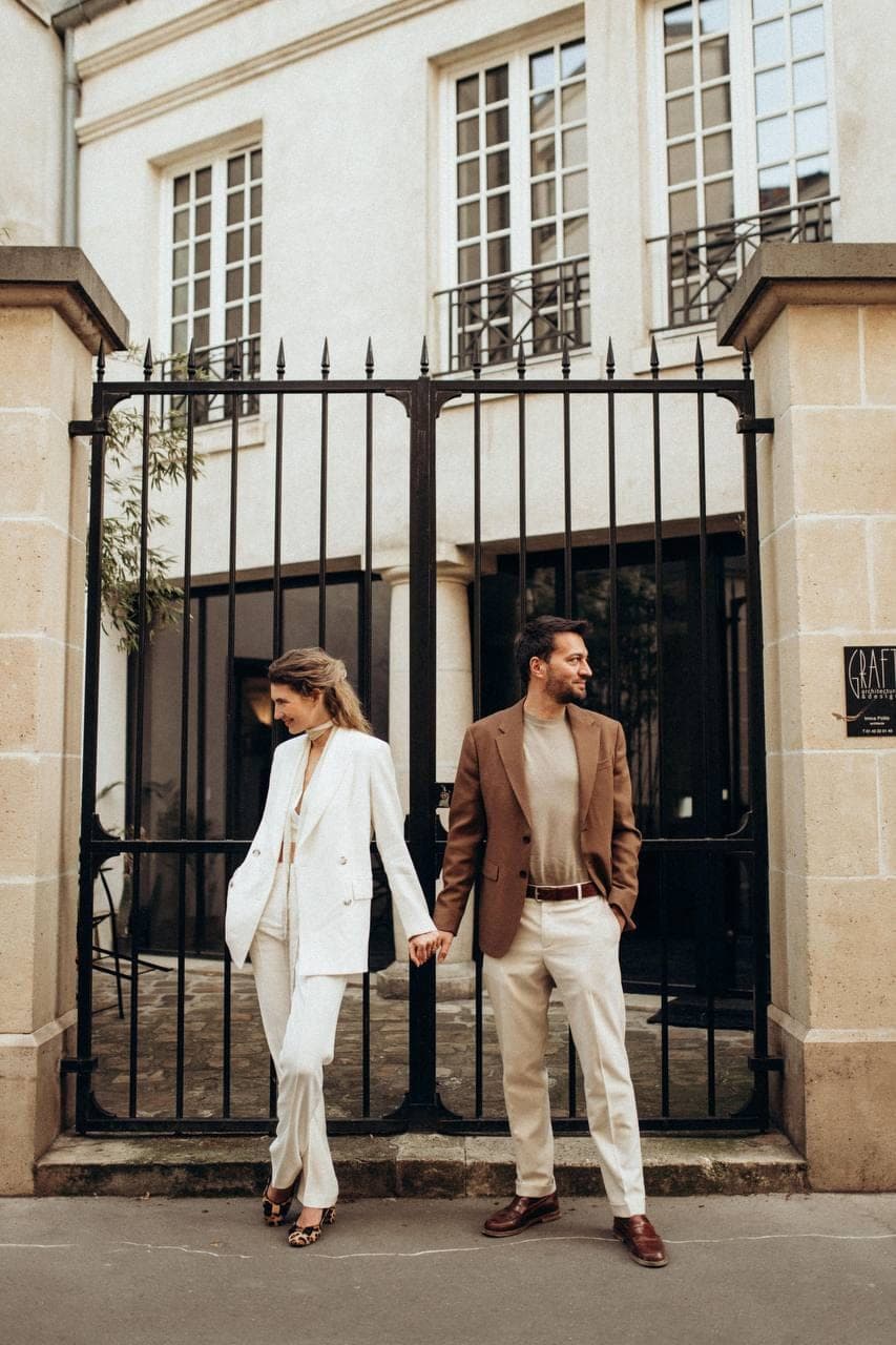 Un instant d'intimité à deux.